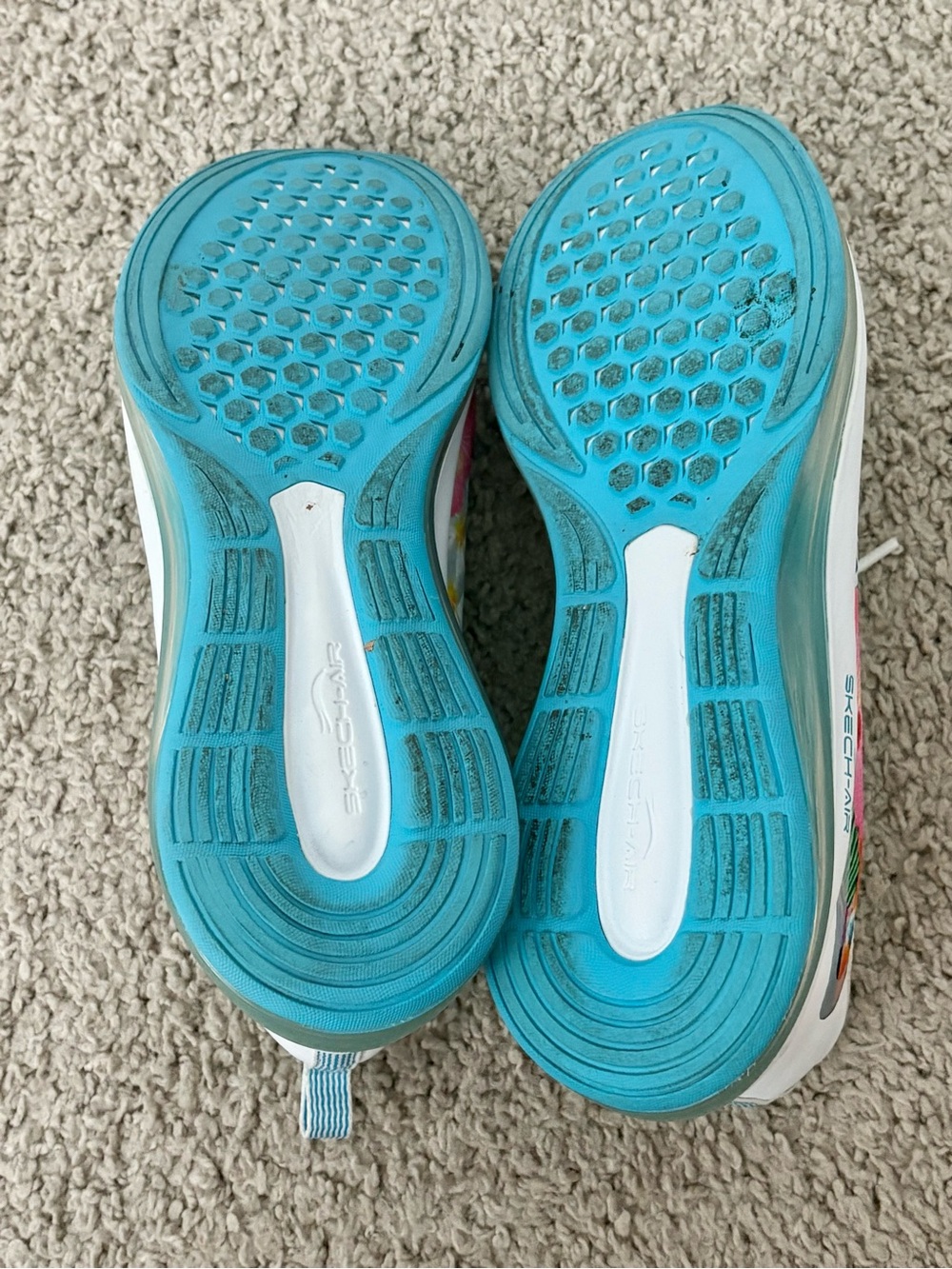 Skechers Memory Foam Tropical Print Sneakers - Picture 6 of 7